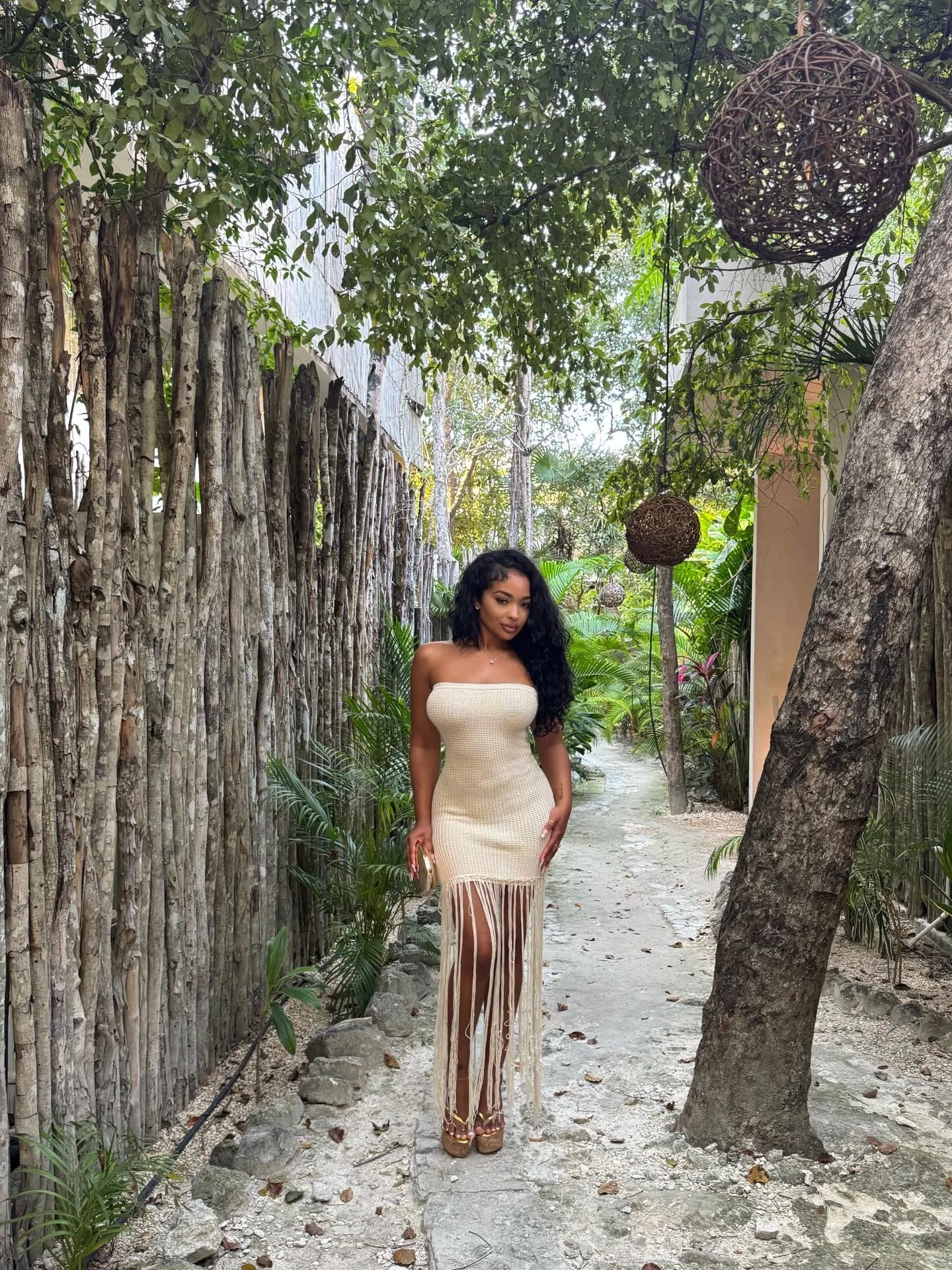 Photo by Alexandra on February 21, 2026. May be an image of sarong, dress, sundress and text.