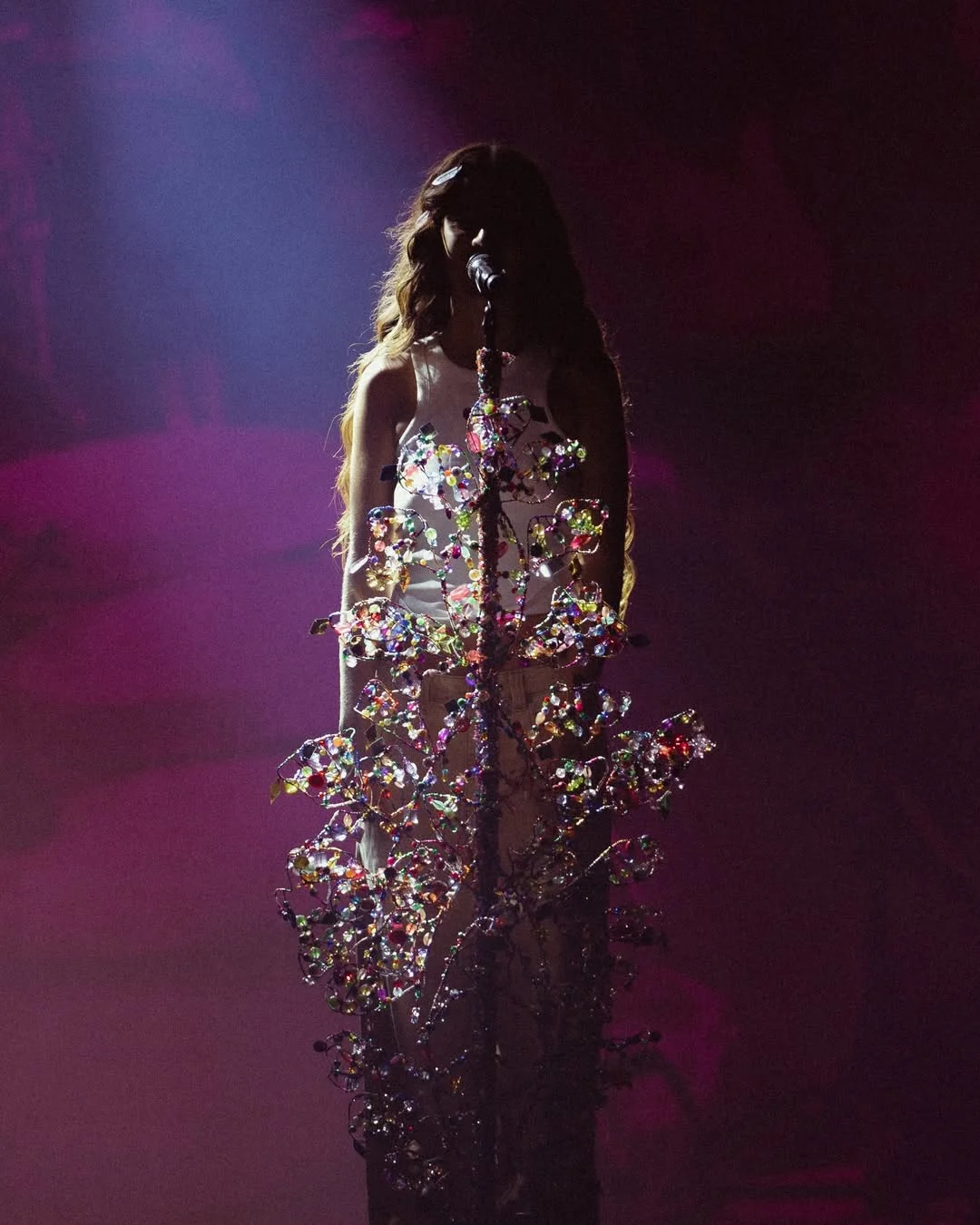 Photo by Marina Sena on February 17, 2026. May be an image of tinsel and text.