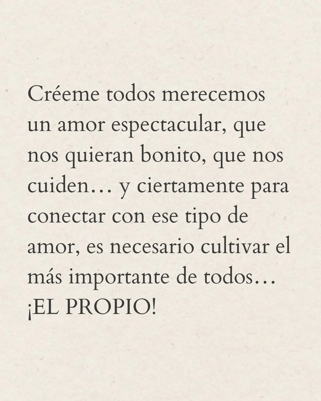Photo by ILUSTRACIONES - DIBUJOS on March 22, 2026. May be a meme of text that says 'Créeme todos merecemos un amor espectacular, que nos quieran bonito, que nos cuiden... y ciertamente para tipo de es necesario cultivar el más importante de todos... ¡EL PROPIO! conectar con amor,'.